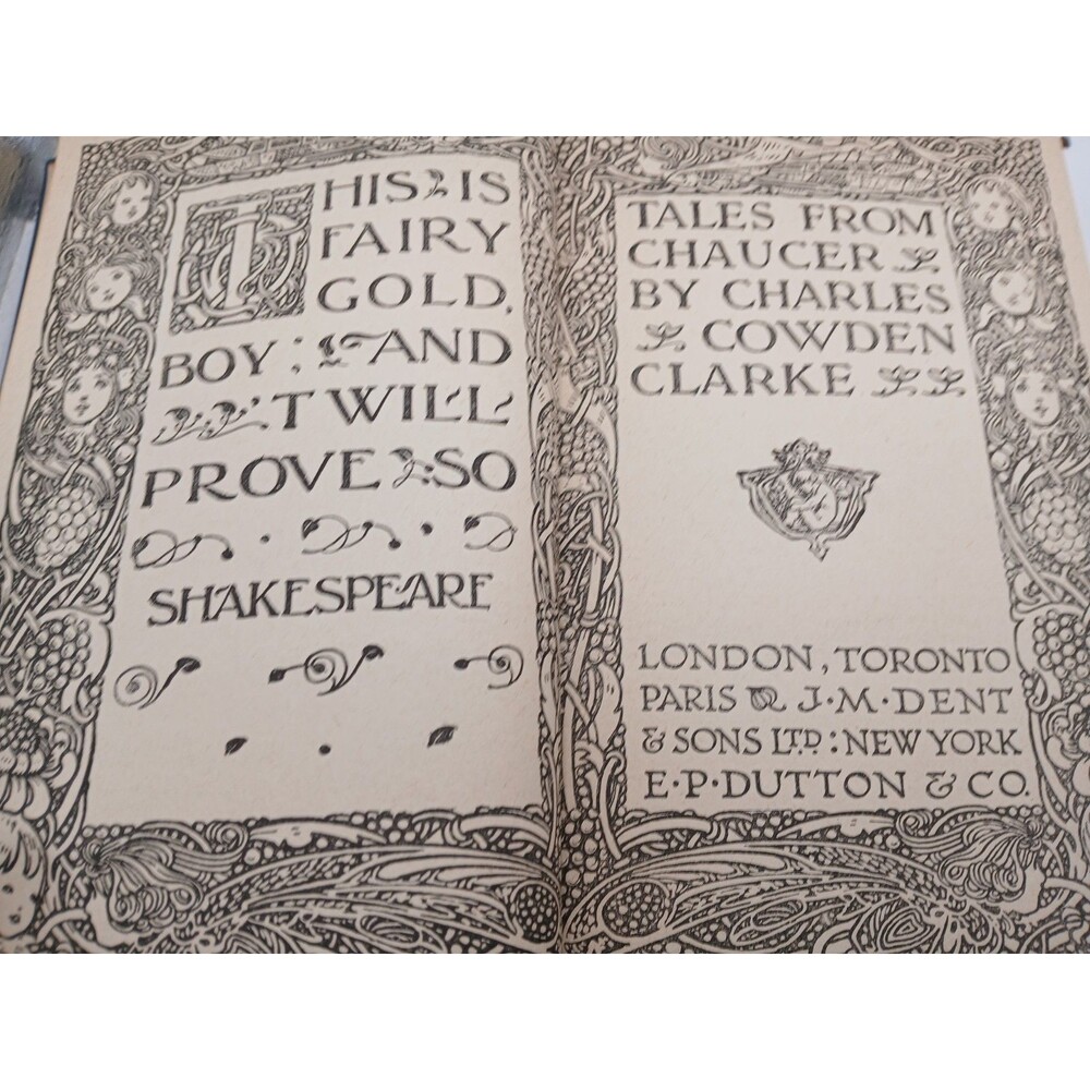 Tales from Chaucer (Charles Cowden Clarke - 1916) #537 Every Mans Library 2nd Ed